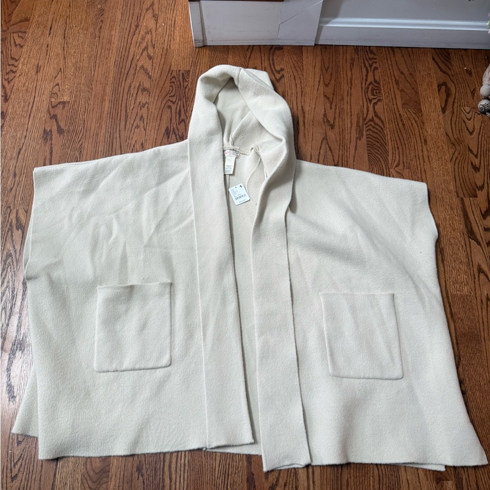 Free People All I Need Cozy Hooded Duster